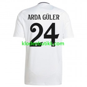 Real Madrid ARDA GULER 24 Hjemme Fotballdrakt 2024/25 Kortermet